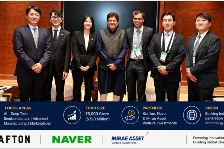 Krafton & Naver Launch ₹6000 Crore Fund for India AI and Deep Tech Startups