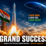 Skyroot Vikram-1 launch success — Vikram-1 rocket lifts off on Mission Aagaman from Sriharikota July 2026