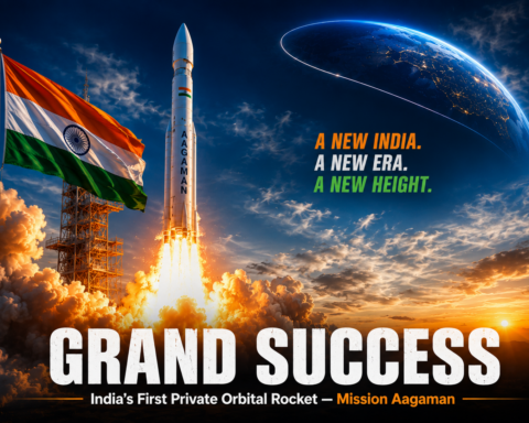 Skyroot Vikram-1 launch success — Vikram-1 rocket lifts off on Mission Aagaman from Sriharikota July 2026